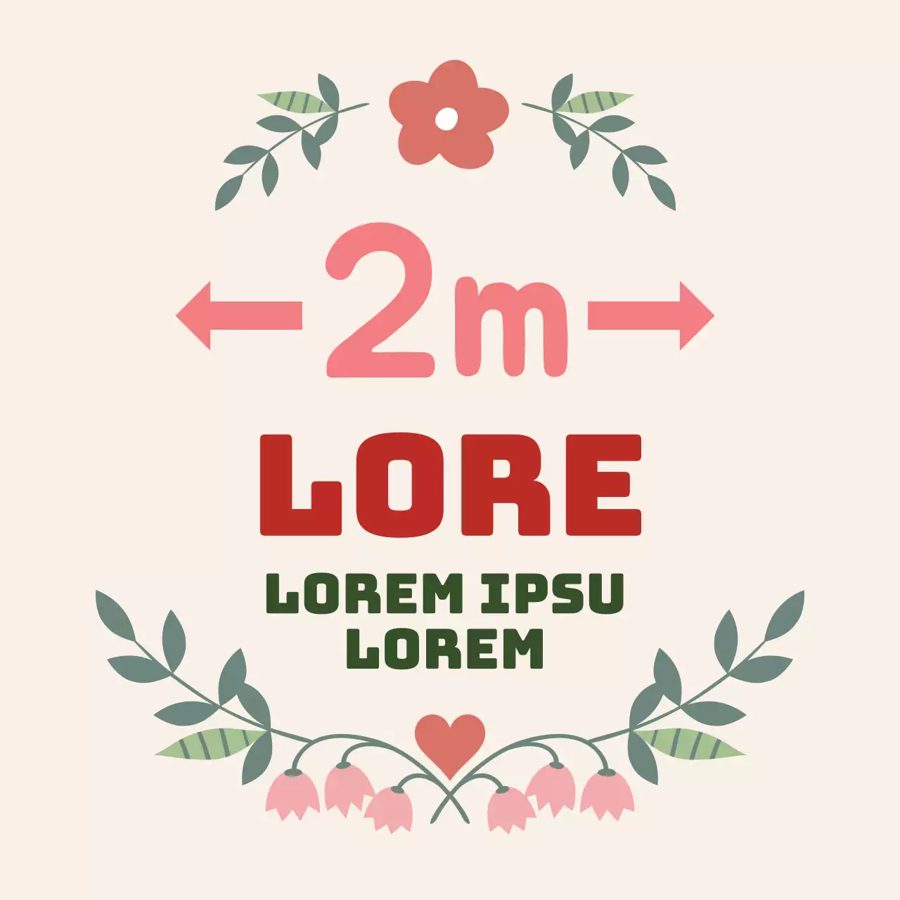 Roze illustratie schattige kerk corona afstand