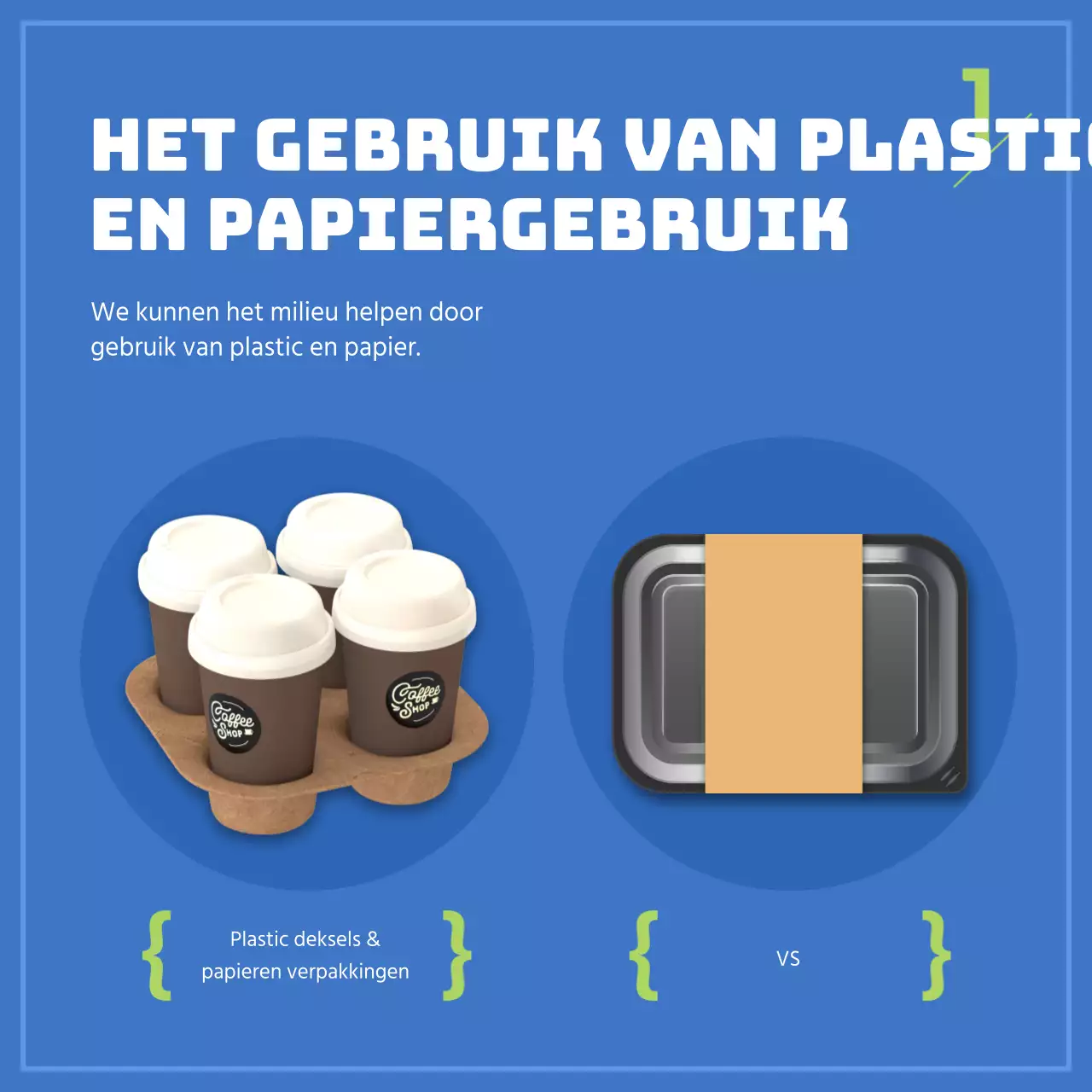 Blauw en groen voor de planeet CardNews