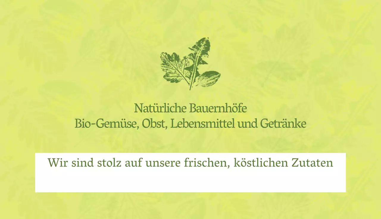 Natürliche Bauernhöfe