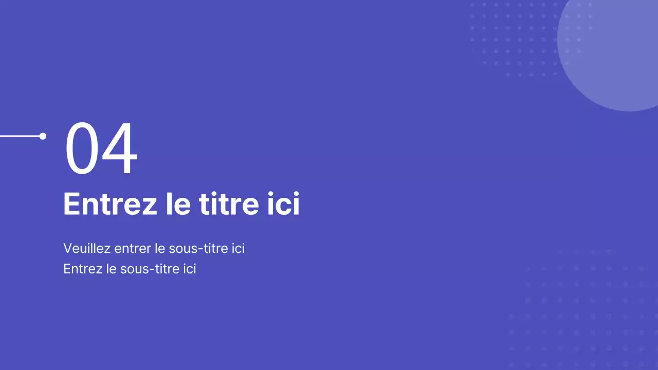 Présentations pour les séminaires