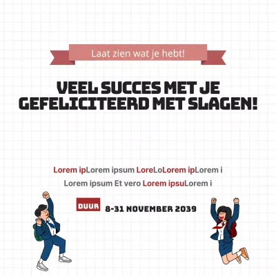 Proost voor het slagen