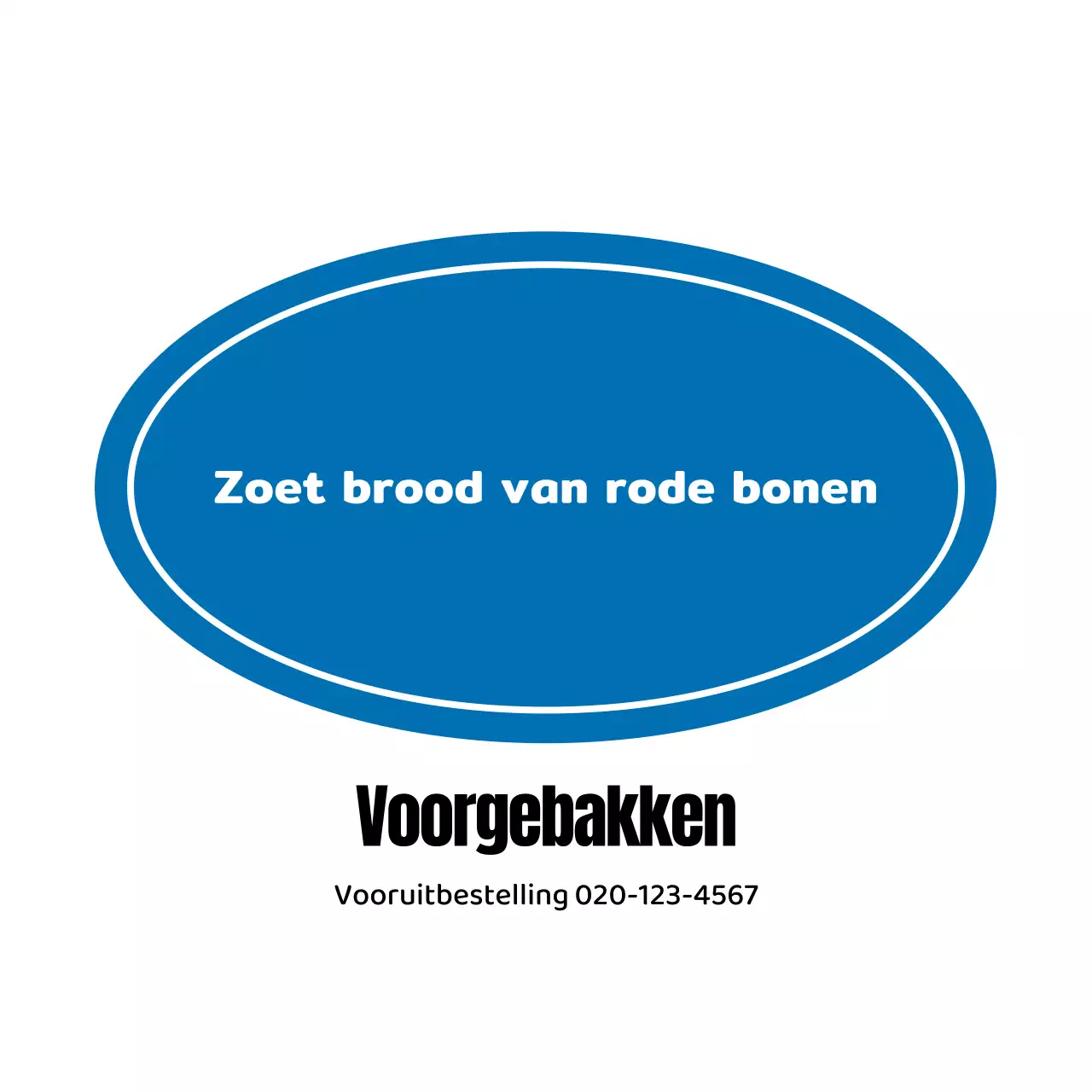 Blauwe Bakkerij Stickers