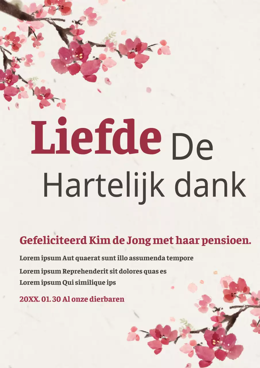 Ik hou van je, dank je