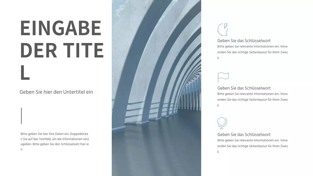 Prägnante Präsentationen