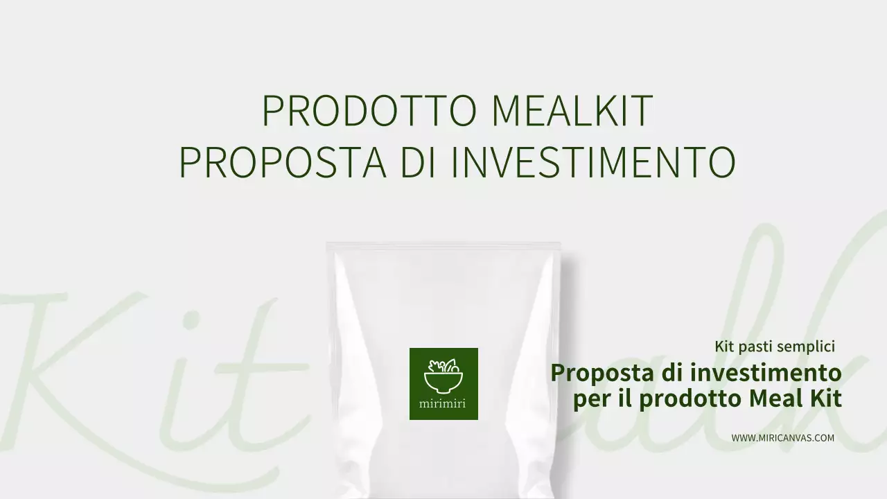 Proposte di investimento per i prodotti di miglio grigio in verde
