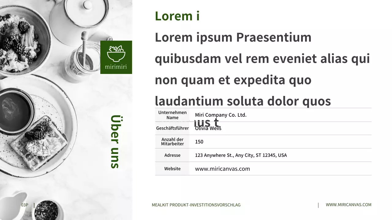 Investitionsvorschläge für graue Mühlenprodukte in grün