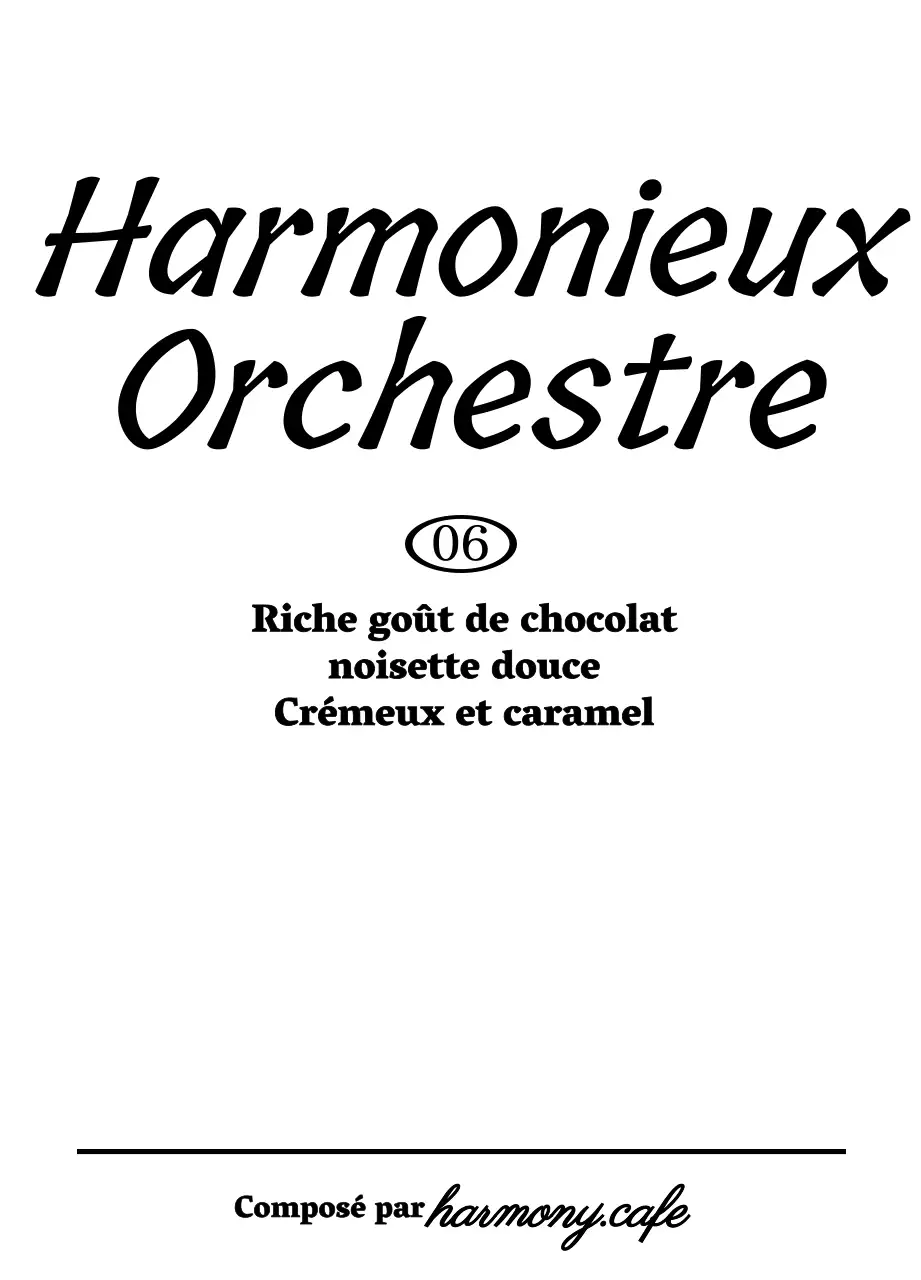 Café au goutte-à-goutte avec accents cursifs noirs