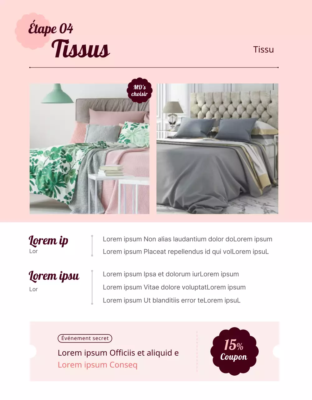 Exposition spéciale Pink Mood Living Meubles, appareils électroménagers et décoration d'intérieur