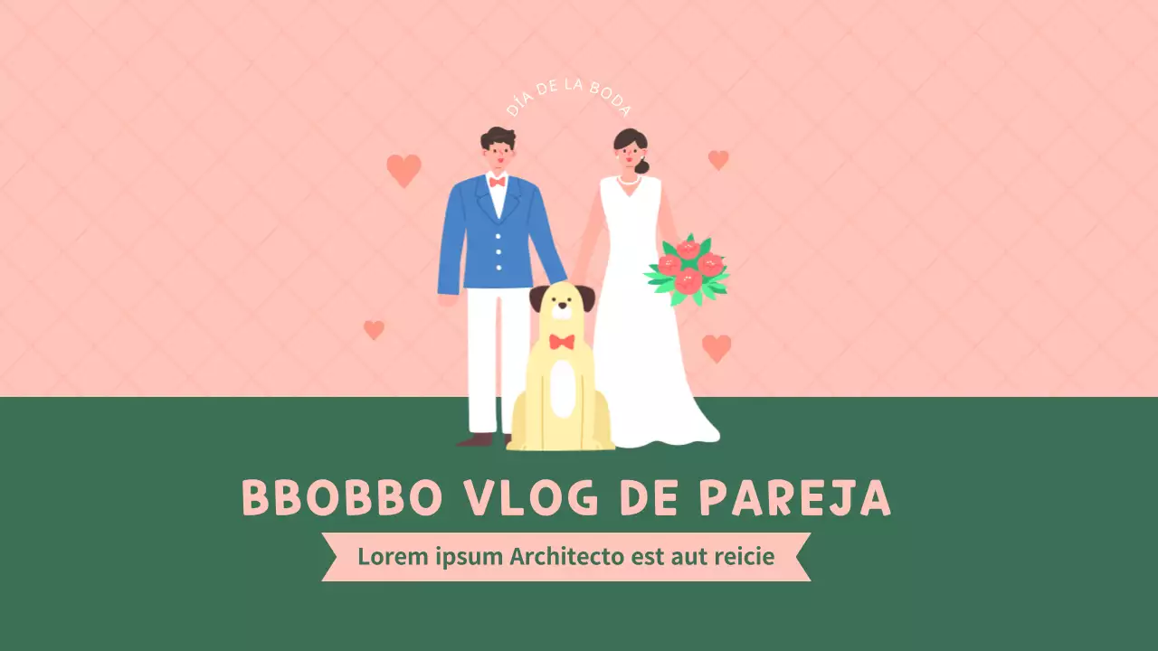 Vlog de boda en rosa y verde