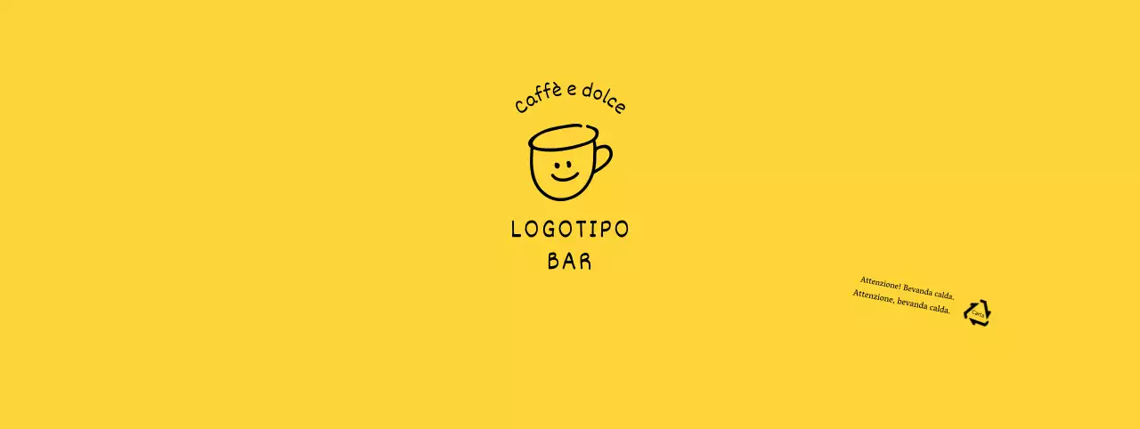 Illustrazione bianca gialla disegnata a mano