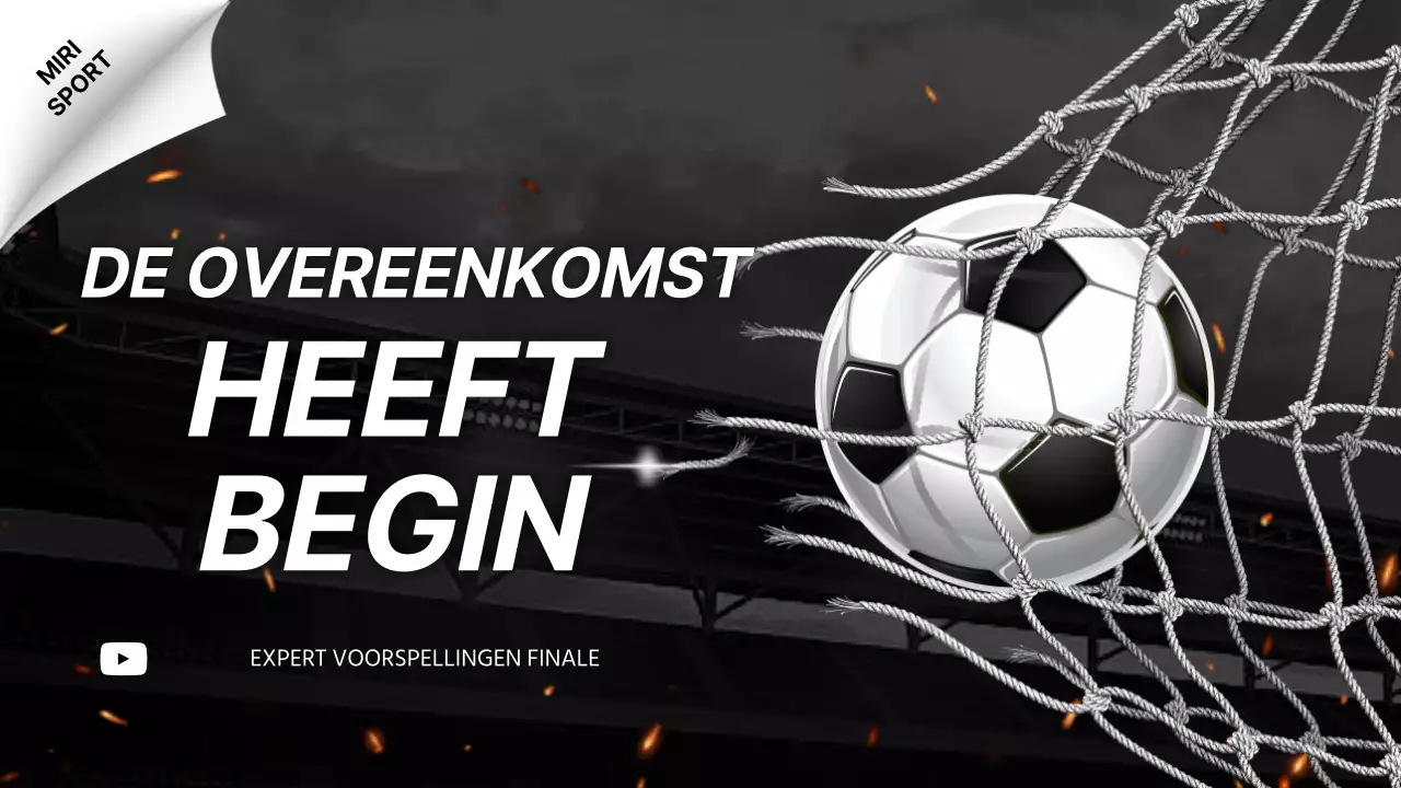 Zwart-wit voetbal concept voetbalwedstrijd voorspellen -analyse