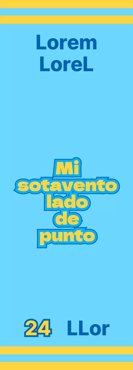 Tienda de comestibles con iconos azules y amarillos que promocionan diversos servicios