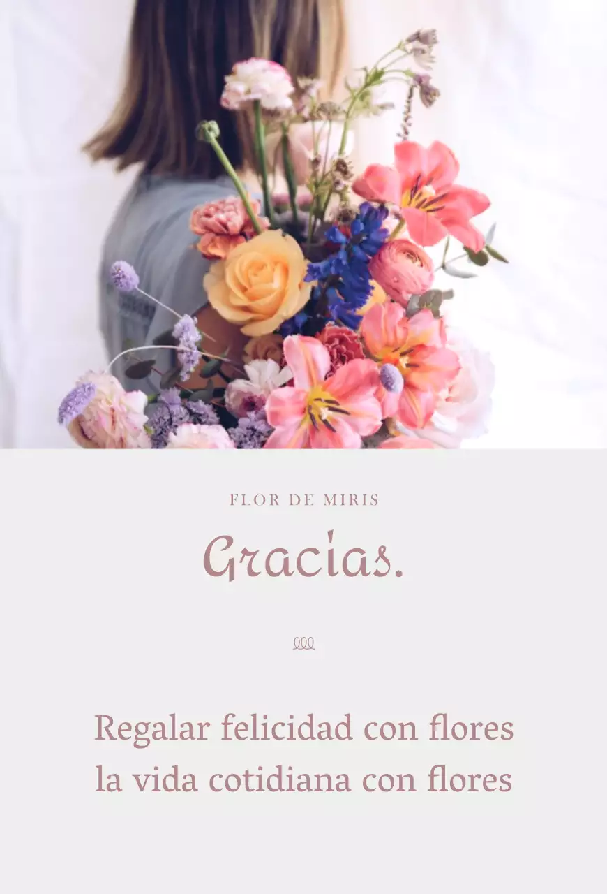 Foto Split Layout Floristería en rosa vintage