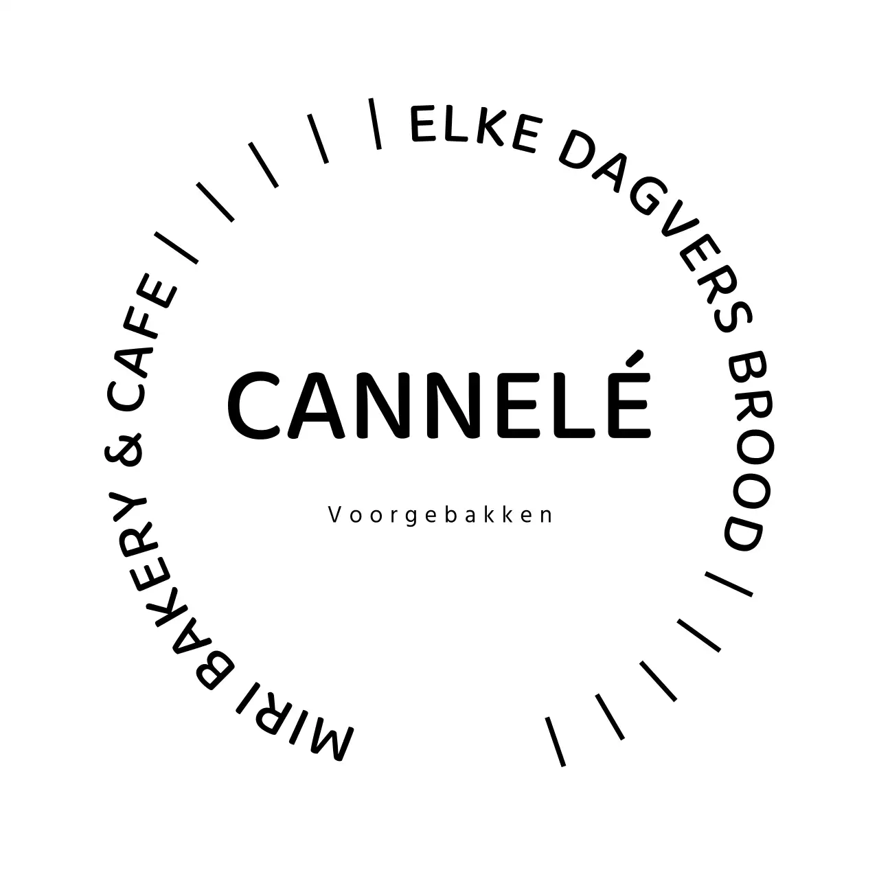 Witte Moderne Bakkerij Sticker