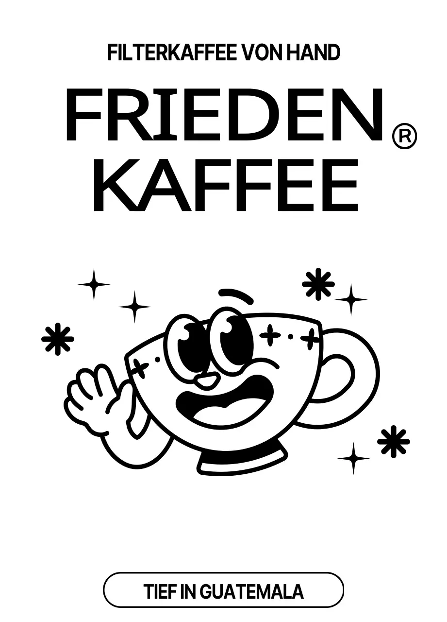 Kaffeebohnen mit einem niedlichen Design mit einer schwarzen Kaffeetasse Charakter Illustration