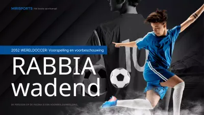 Analyse van voetbalspelers in zwart en blauw