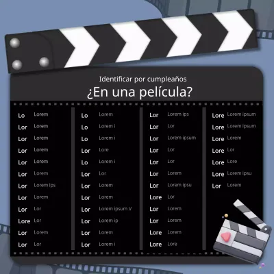 Negro Simple Cue Card Fun Birthday Test