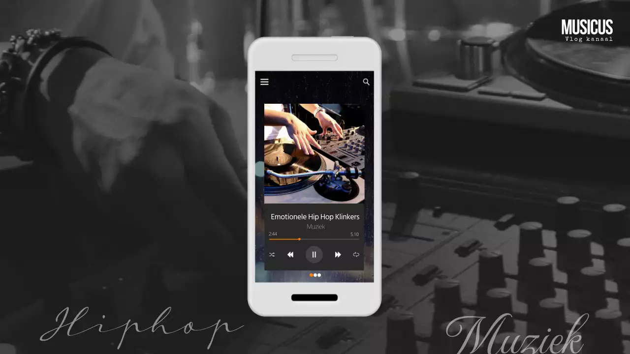 Emotionele Hip Hop Hip Hop Nummers DJ-en Club Aanbevolen Muziek Telefoon Afspeellijsten