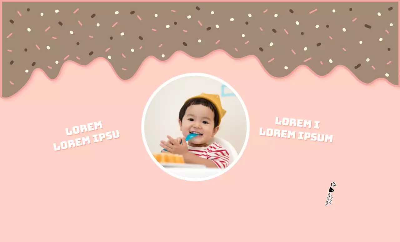 Roze Leuke Ijs Gelukkige Verjaardag Papieren Bekers