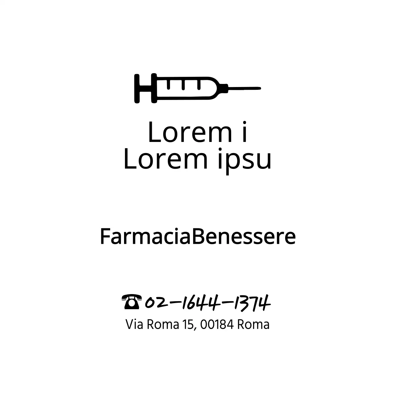 Sacchetti di plastica per farmacie