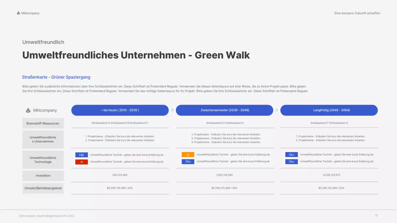 ESG-Unternehmensbericht mit rotem, buntem Konzept