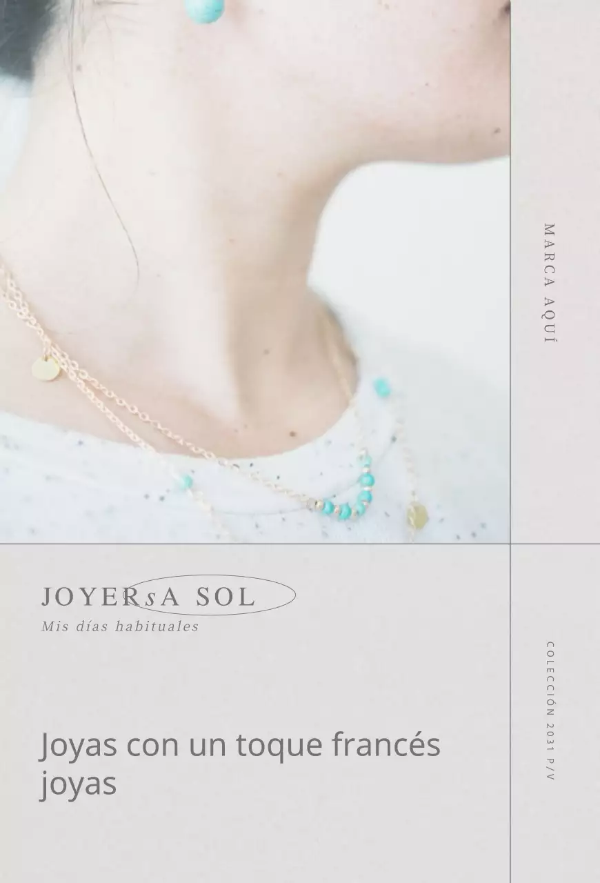 Una joyería sentimental en Warm Grey