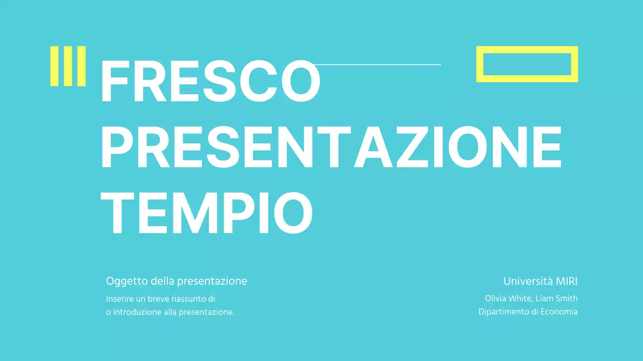 Presentazioni nitide