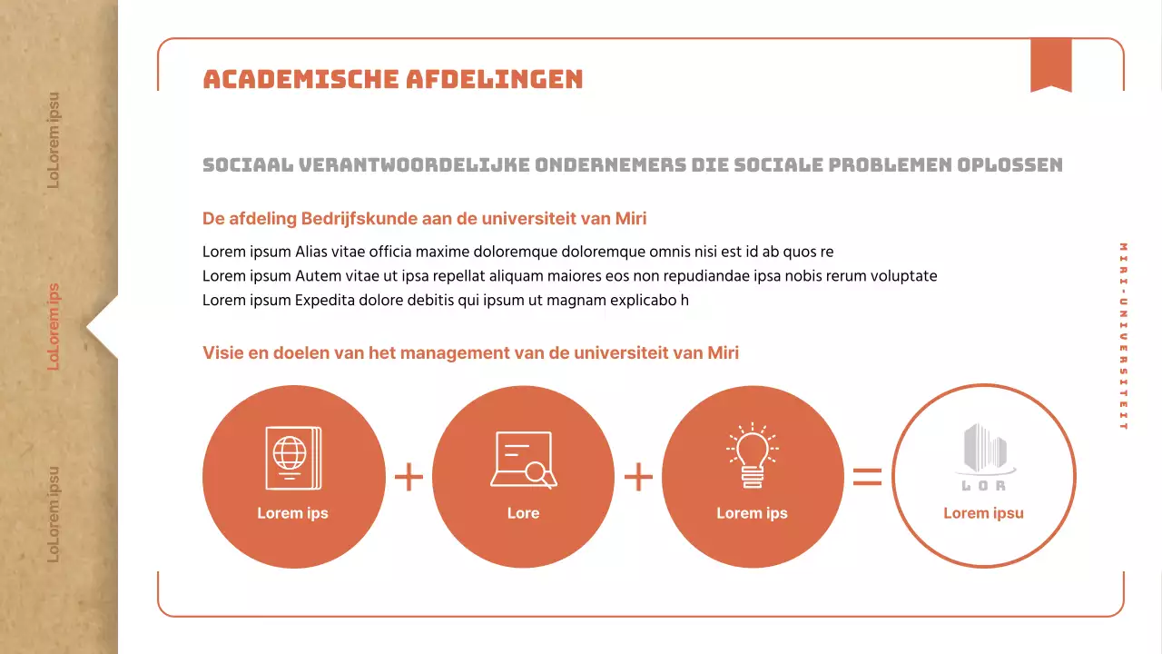 Een eenvoudige beginnersgids voor de universiteit met een vintage beige boekconcept
