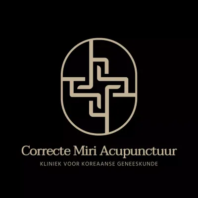 Zwart symbool Logo Oosterse kliniek teken