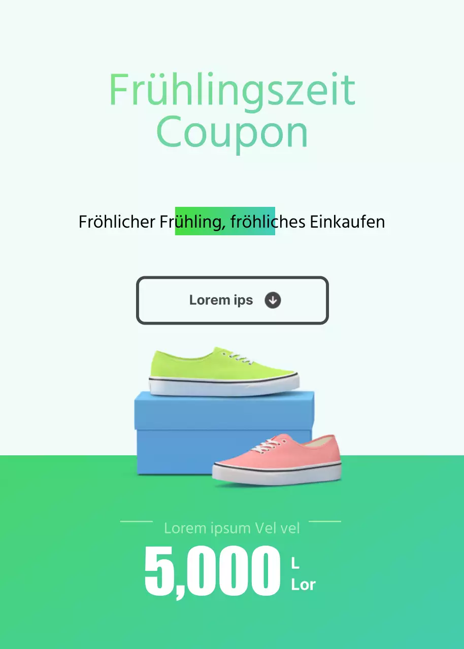 Einkaufen für den Frühling