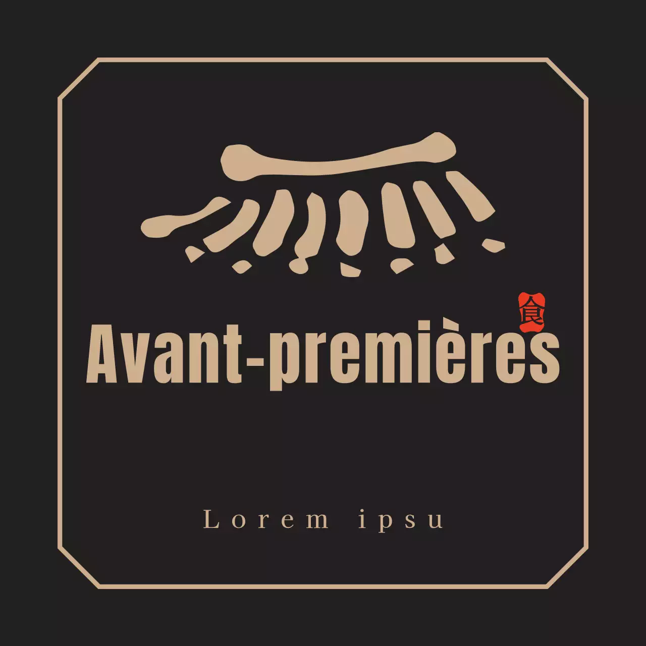 Dessus de table coréen en carreaux