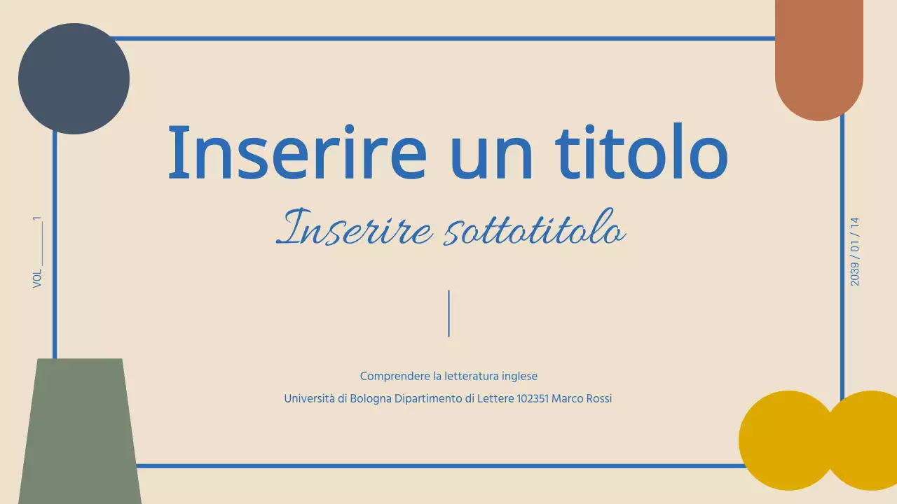 Presentazione delle forme