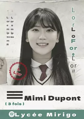 Annonces d'élections étudiantes avec un concept rétro et délavé