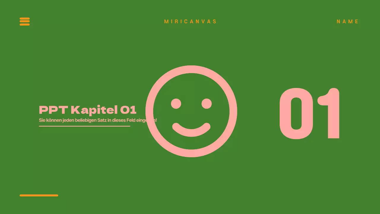 Einzigartige Präsentationen