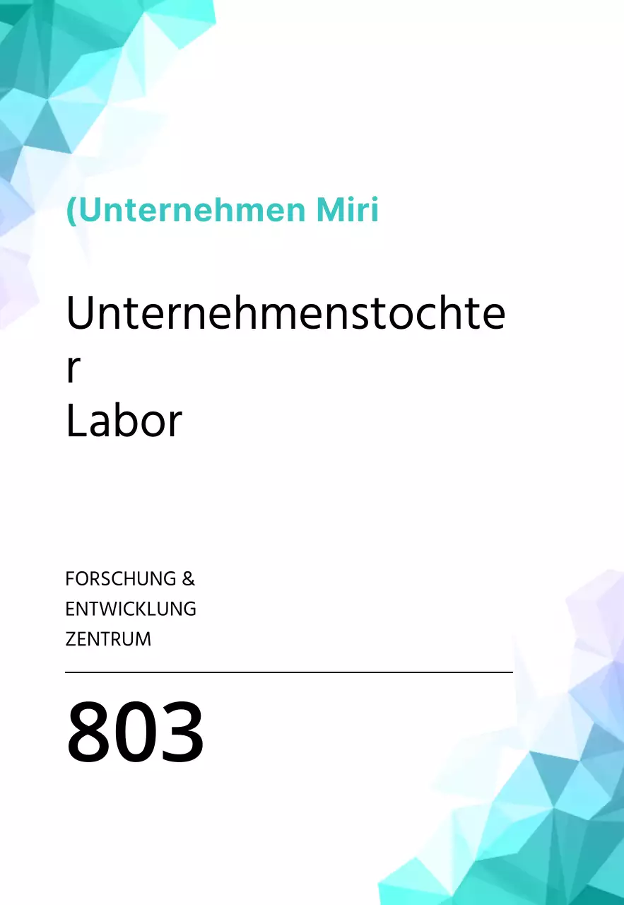 Geschäftsunternehmen mit geometrischem Muster in Blautönen