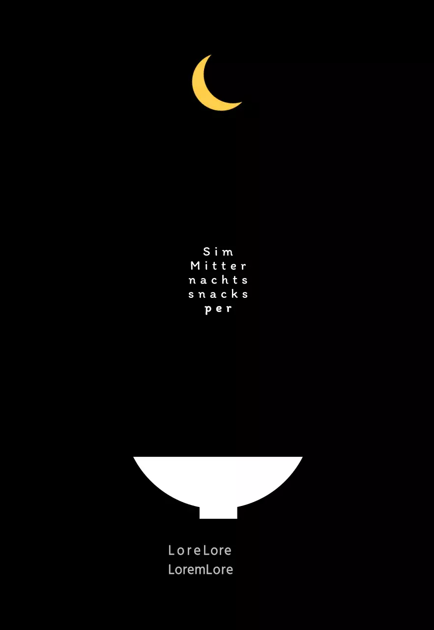 Schwarzes einfaches Restaurantlogo Restaurantbeschilderung