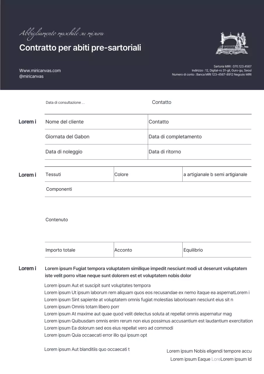 Abito da sposa Miri Taylor nero evidenziato contratto