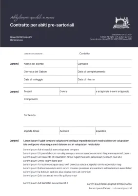 Abito da sposa Miri Taylor nero evidenziato contratto