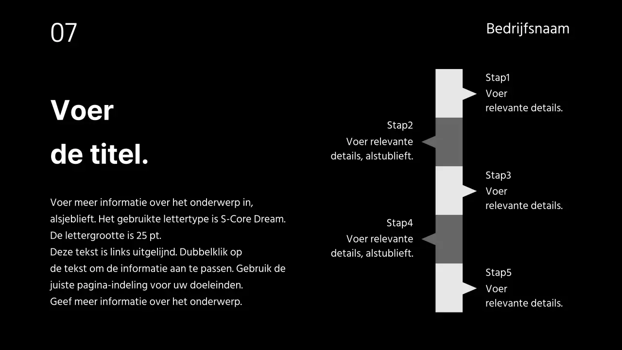 Verkoop bedrijfspresentaties