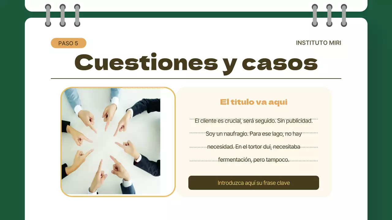 Aula amarilla y verde Concepto Lección de ética