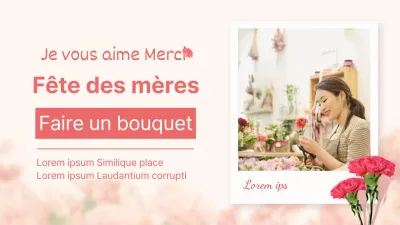 Créez un bouquet soigné d'œillets roses pour la fête des mères