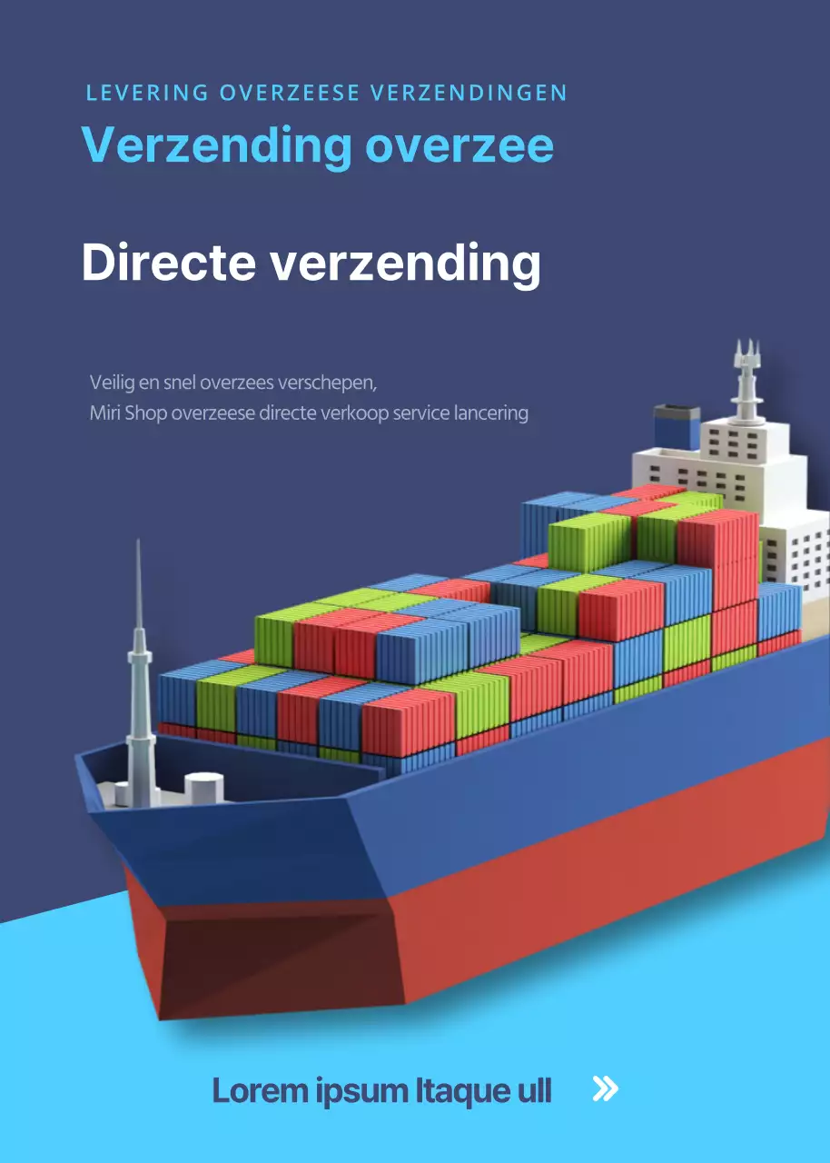 Internationale verzendservices