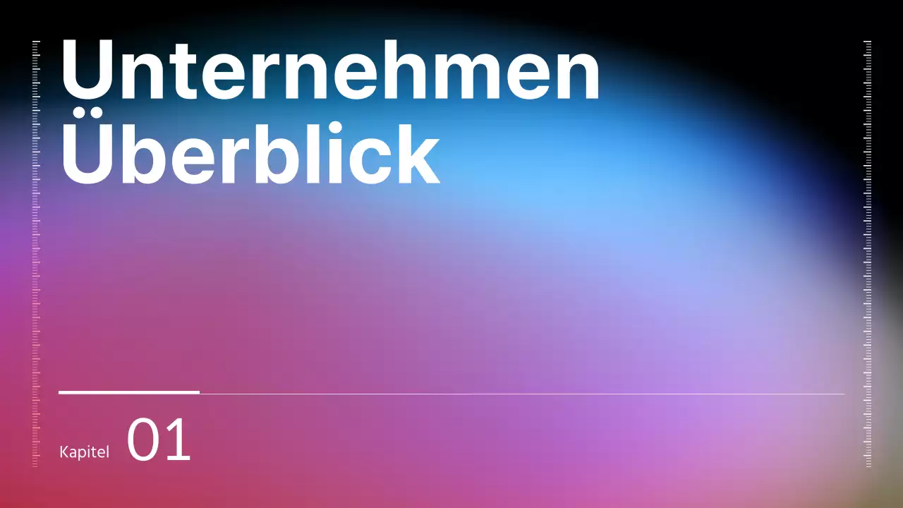 IR-Präsentation mit schwarzem, blauem und rotem Farbverlauf Geschäftskonzept