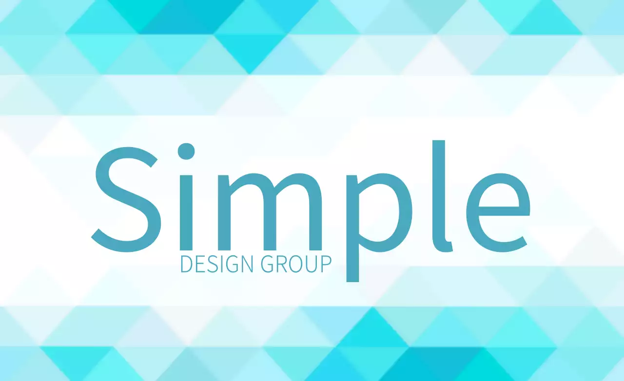 水色 シンプル デザイン ロゴ ファンシーバナー