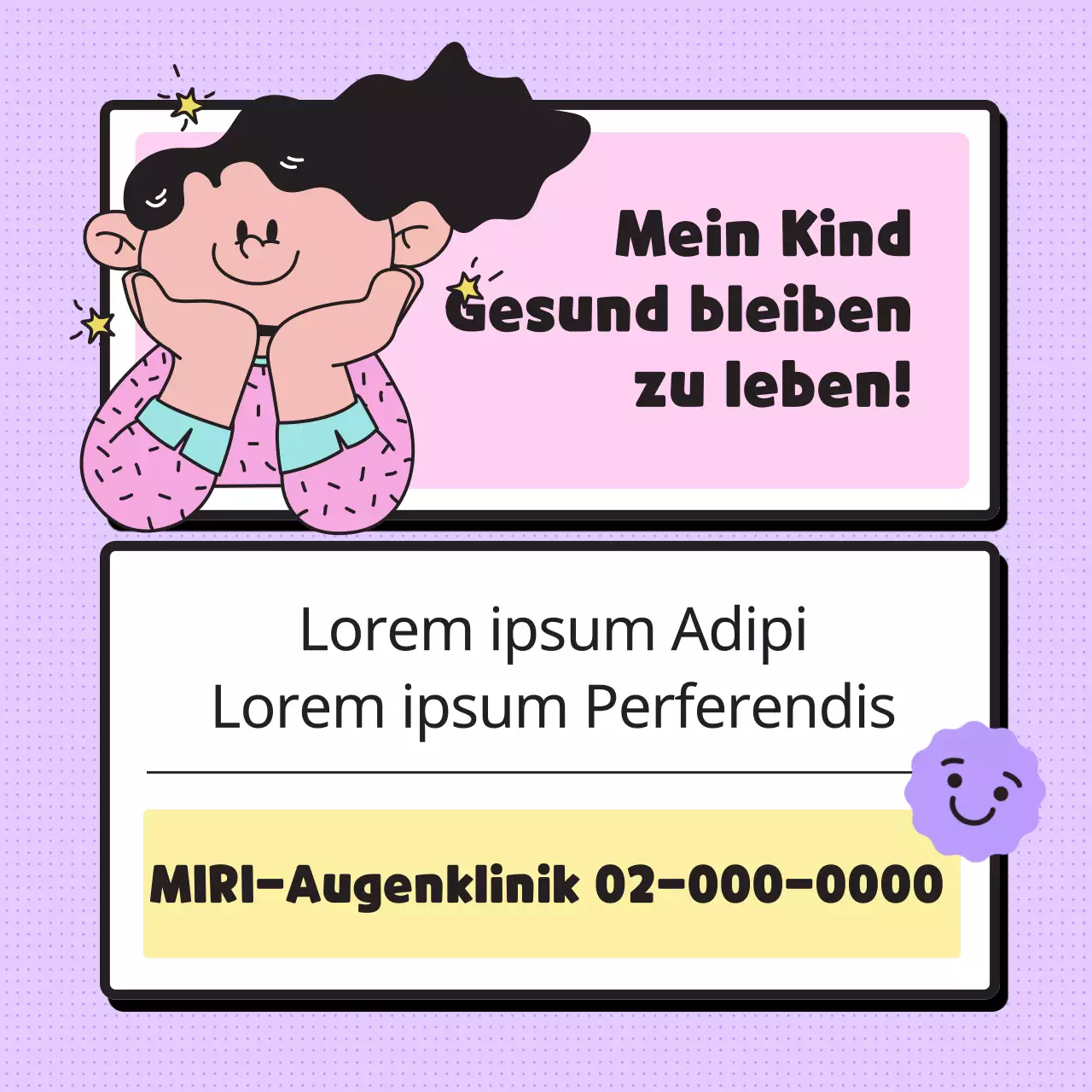 Informationen über das Erstsemester-Syndrom mit einfachen pastellfarbenen Illustrationen und Emoticons