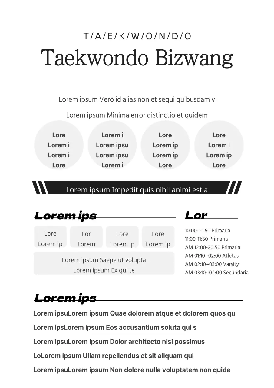 Presenta tu escuela de kendo y promociona eventos en blanco y negro