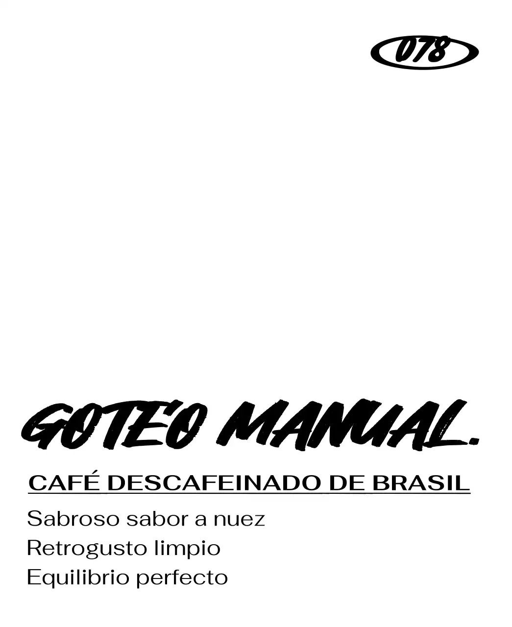 Diseño con descripciones de alubias acentuadas con texto manuscrito negro y rugoso