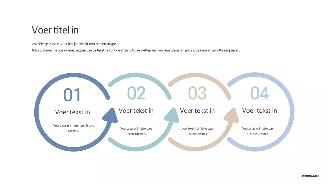 Een eenvoudige conceptagenda in pastelkleuren