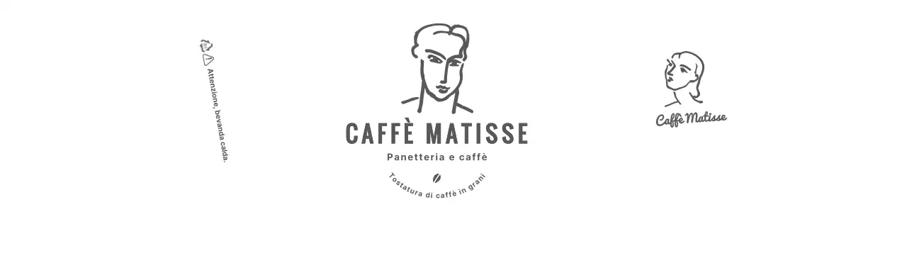 Concetto di logo del Brown's Masterpiece Drawing Cafe