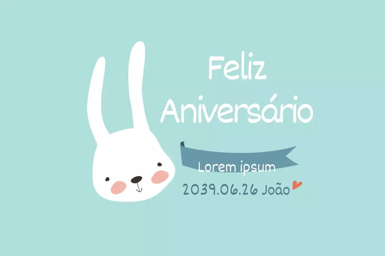 Feliz aniversário